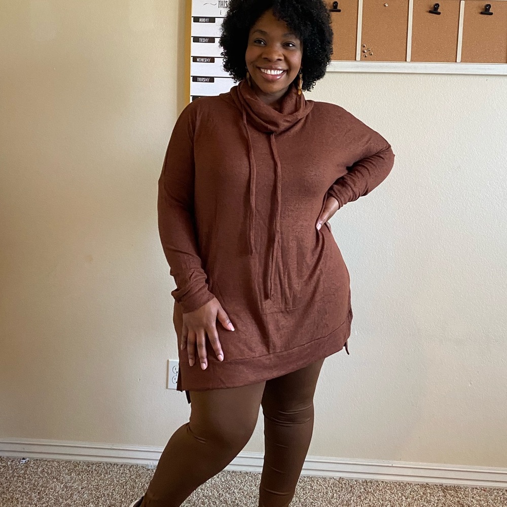 Plus Size Lt. Brown Set